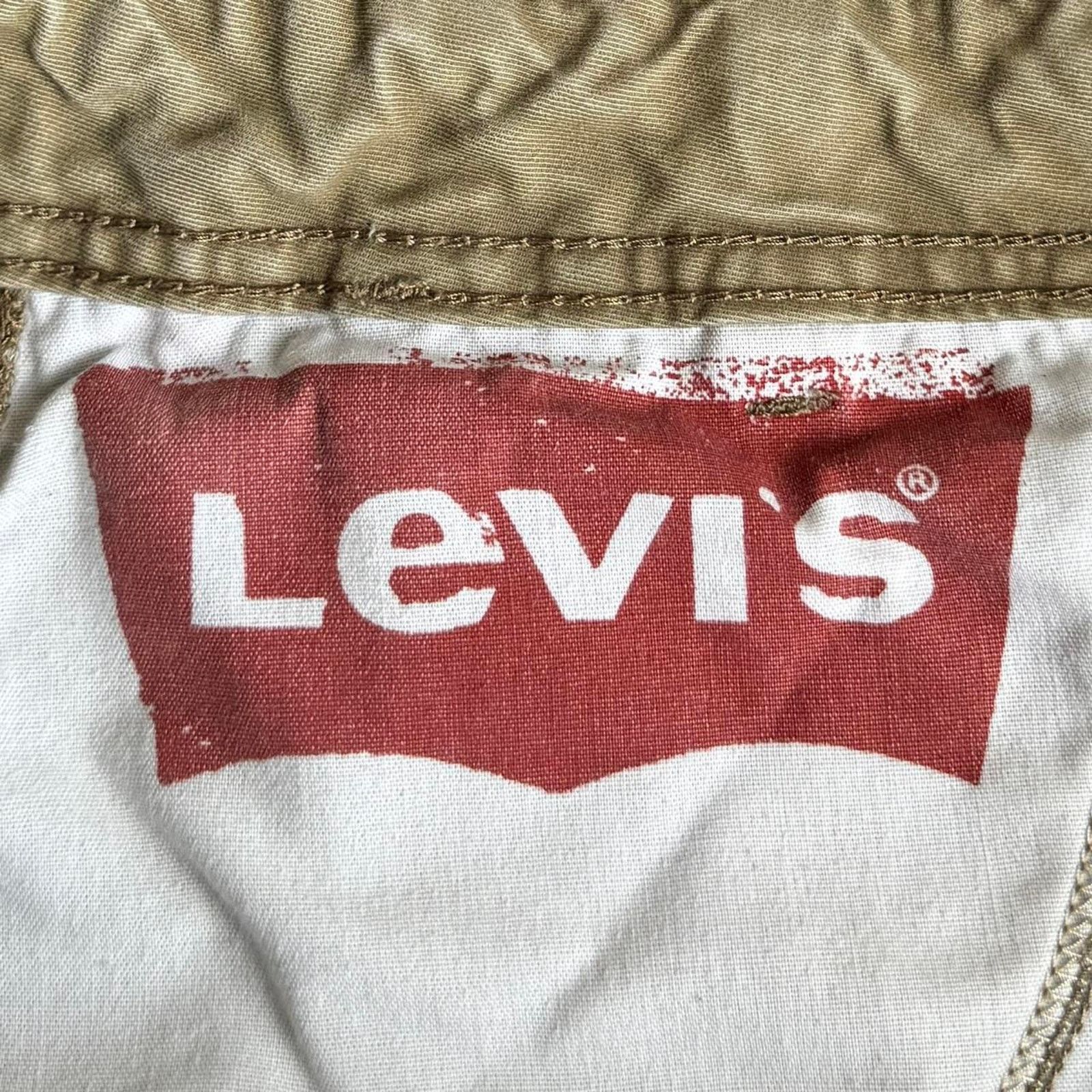 Levi's × Vintage Vintage Y2K Levis Baggy Cargo Skater Grunge Cyber Tech Pants Size US 34 / EU 50 - 3 Thumbnail