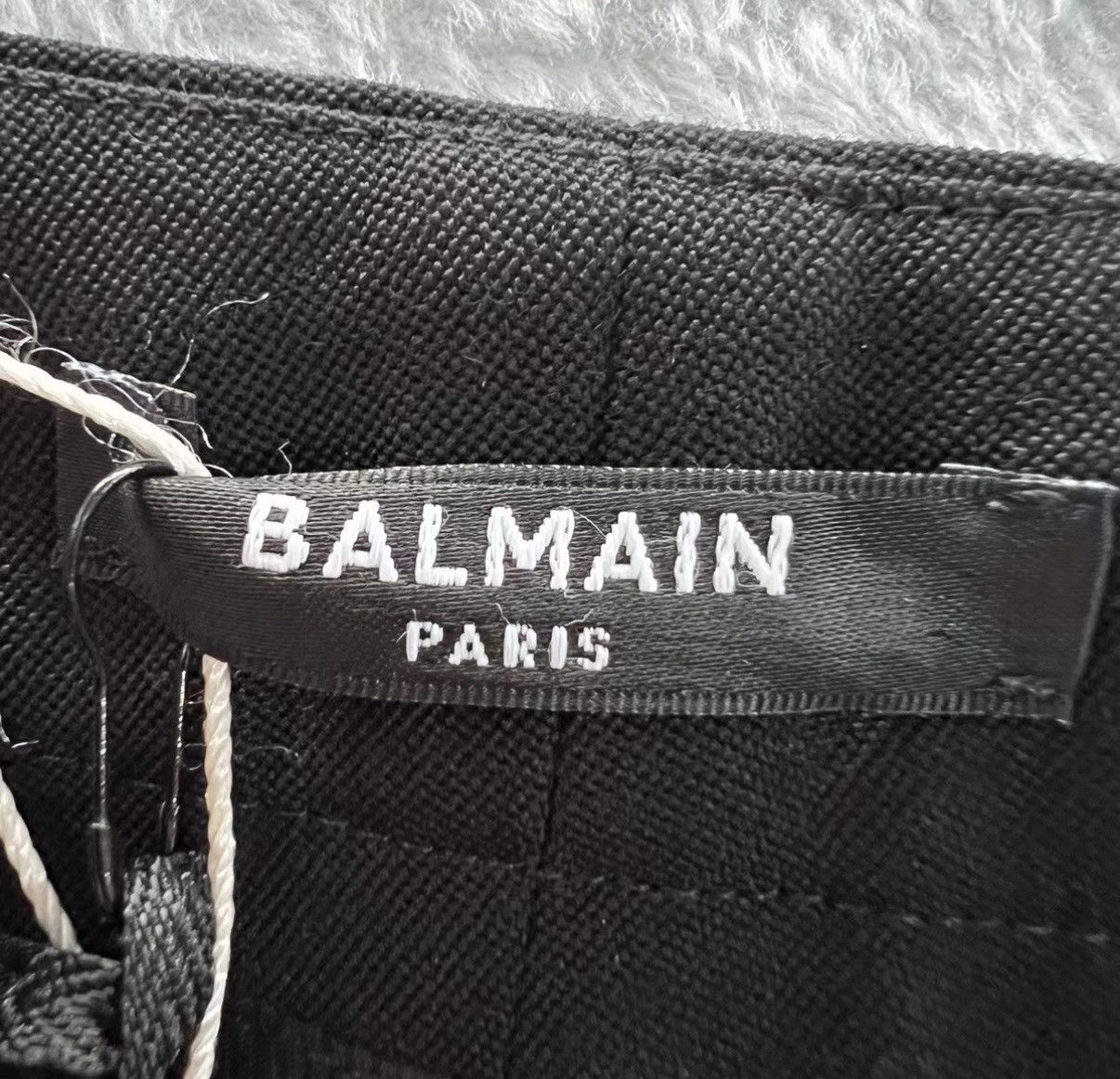 Balmain Balmain Black Gold-button Mini Skirt J41 Size S / US 4 / IT 40 - 3 Thumbnail