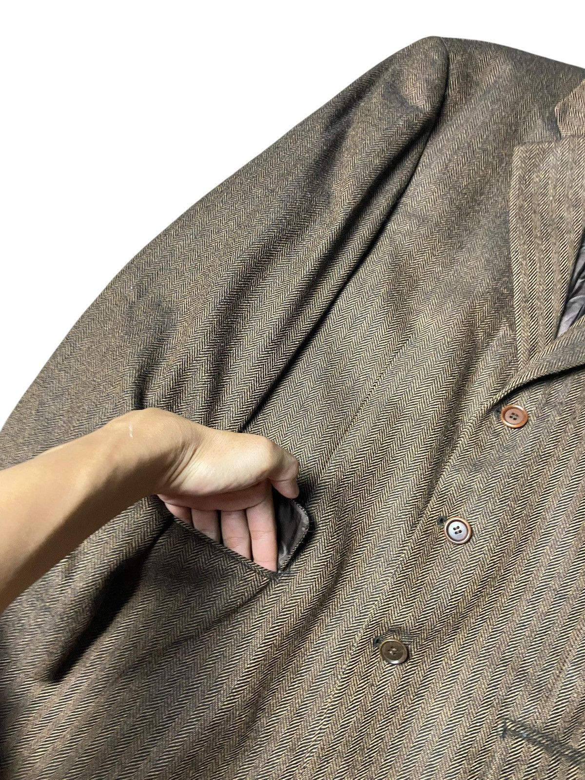 Japanese Brand Del Mare 1991 Garment Single Breasted Blazer (159) Size US XS / EU 42 / 0 - 6 Thumbnail