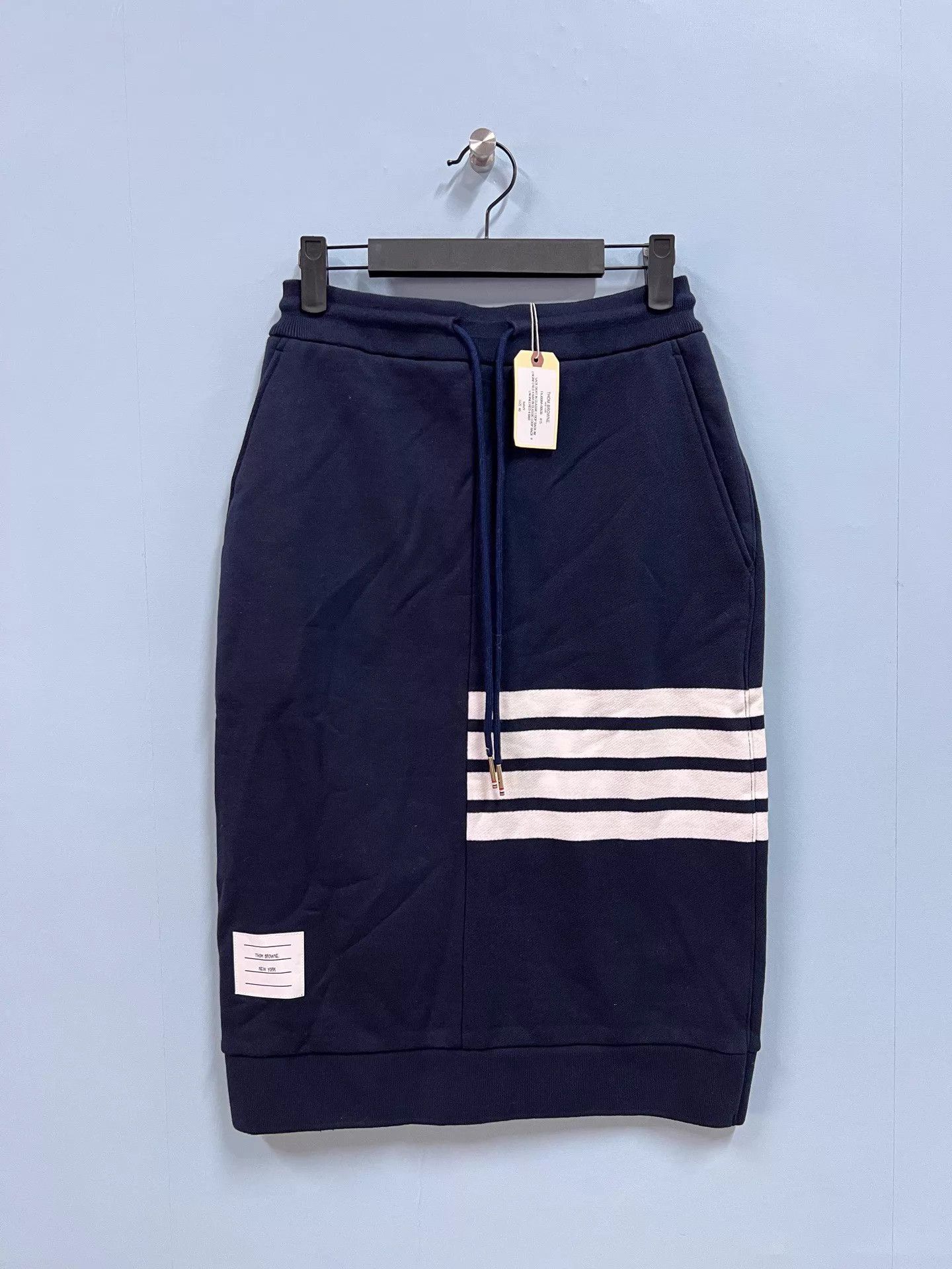 Thom Browne Thom Browne New with Tags Navy 4-Bar Stripe Skirt 40 Size 27" / US 4 / IT 40 - 1 Thumbnail