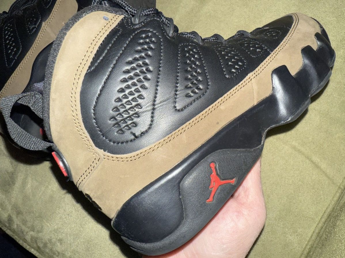 Jordan Brand Nike Air Jordan 9 “Olive” VGC, size 6m/7.5w shoes boots Size US 6 / EU 39 - 9 Thumbnail