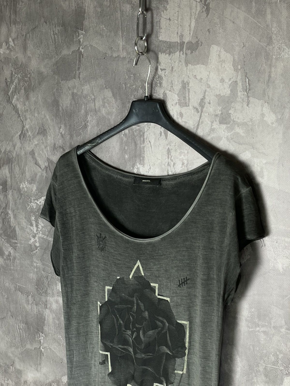 Diesel × Japanese Brand Diesel Vintage Distressed Grunge Faded Punk Y2K Tank Top Size M / US 6-8 / IT 42-44 - 8 Thumbnail