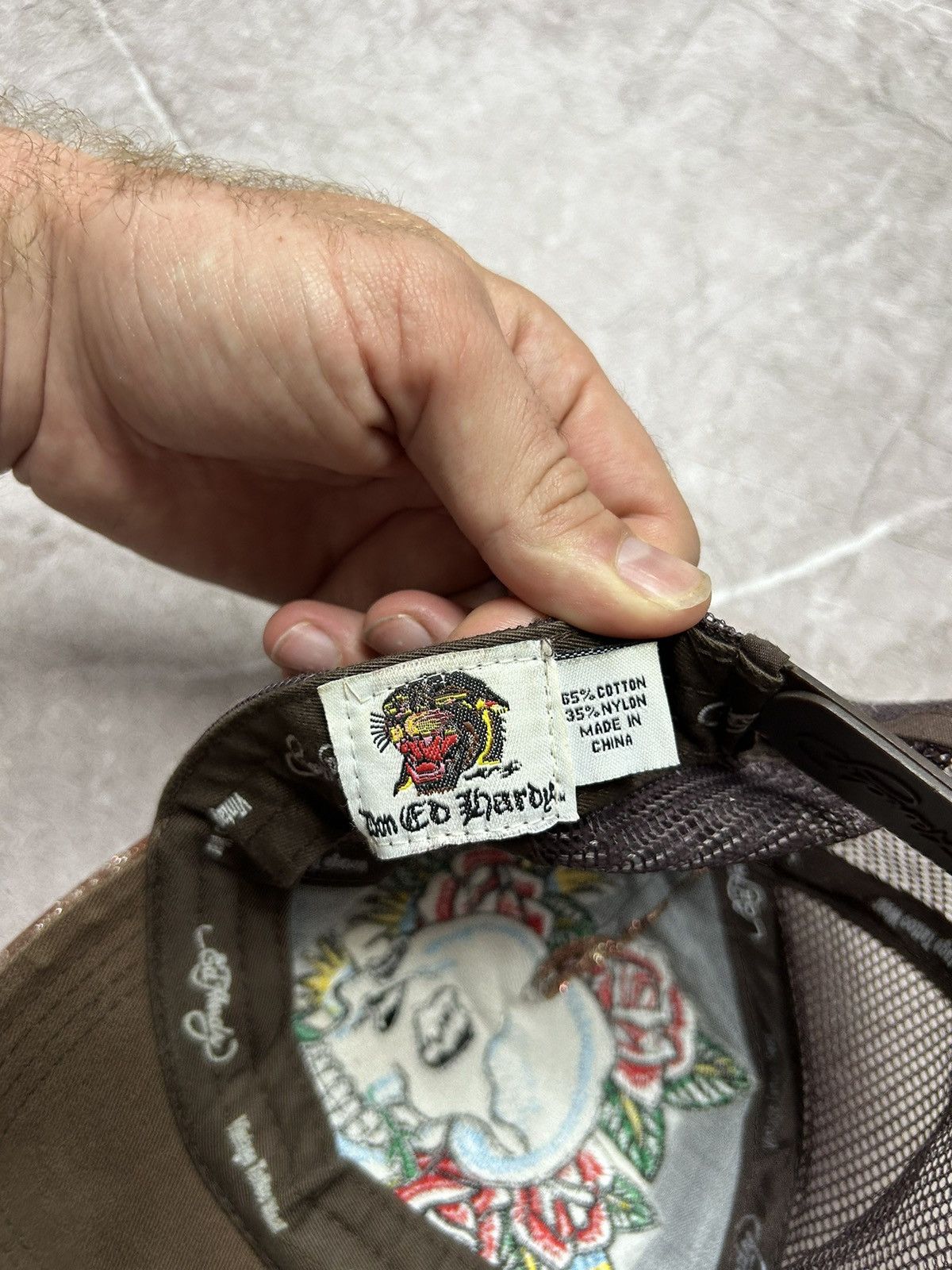 Ed Hardy × Japanese Brand × Vintage Ed Hardy vintage Japanese y2k cap Size ONE SIZE - 5 Thumbnail
