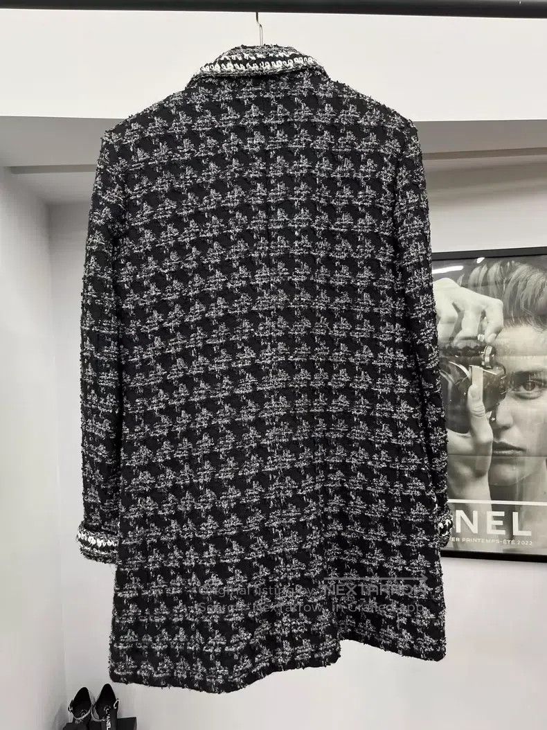 Chanel Chanel Forest series black and silver tweed thousand-bird Size XS / US 0-2 / IT 36-38 - 3 Thumbnail