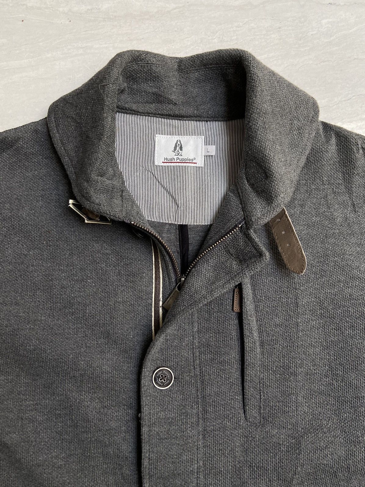 Hush Puppies HUSH PUPPIES Grey Jacket Size US L / EU 52-54 / 3 - 9 Thumbnail
