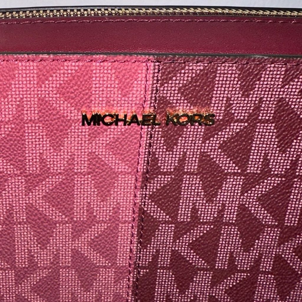 Michael Kors Michael Kors Jet Set Lg Crossbody Mulberry Multi Sig Logo Size ONE SIZE - 1 Thumbnail