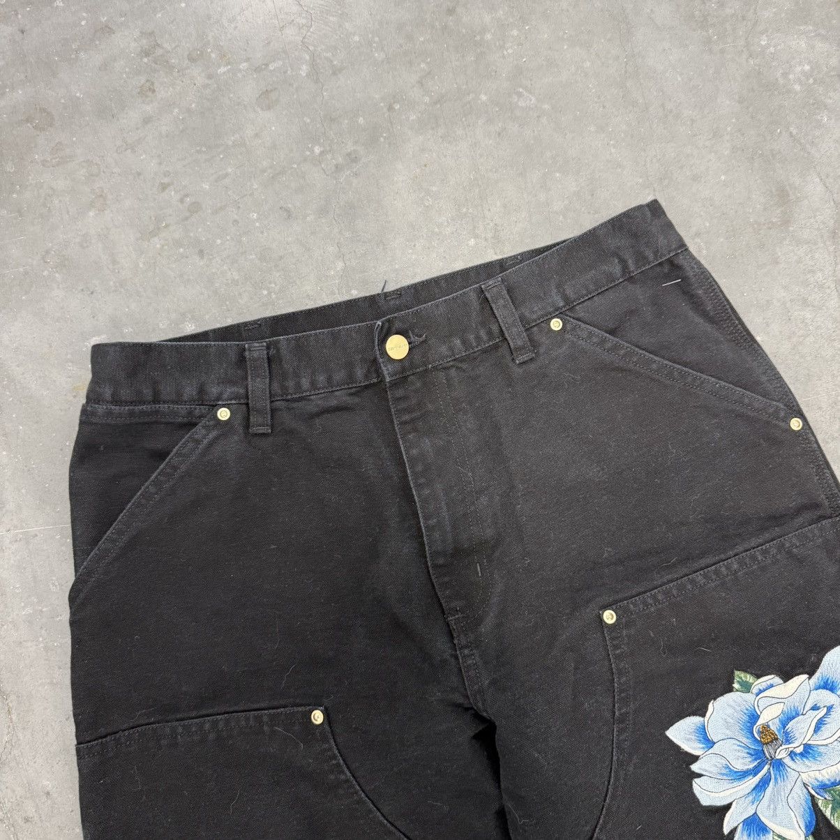 Awake NY × Carhartt × Carhartt Wip RARE AWAKE NY X CARHARTT WIP DOUBLE KNEE EMBROIDERED PANTS Size US 32 / EU 48 - 2 Thumbnail