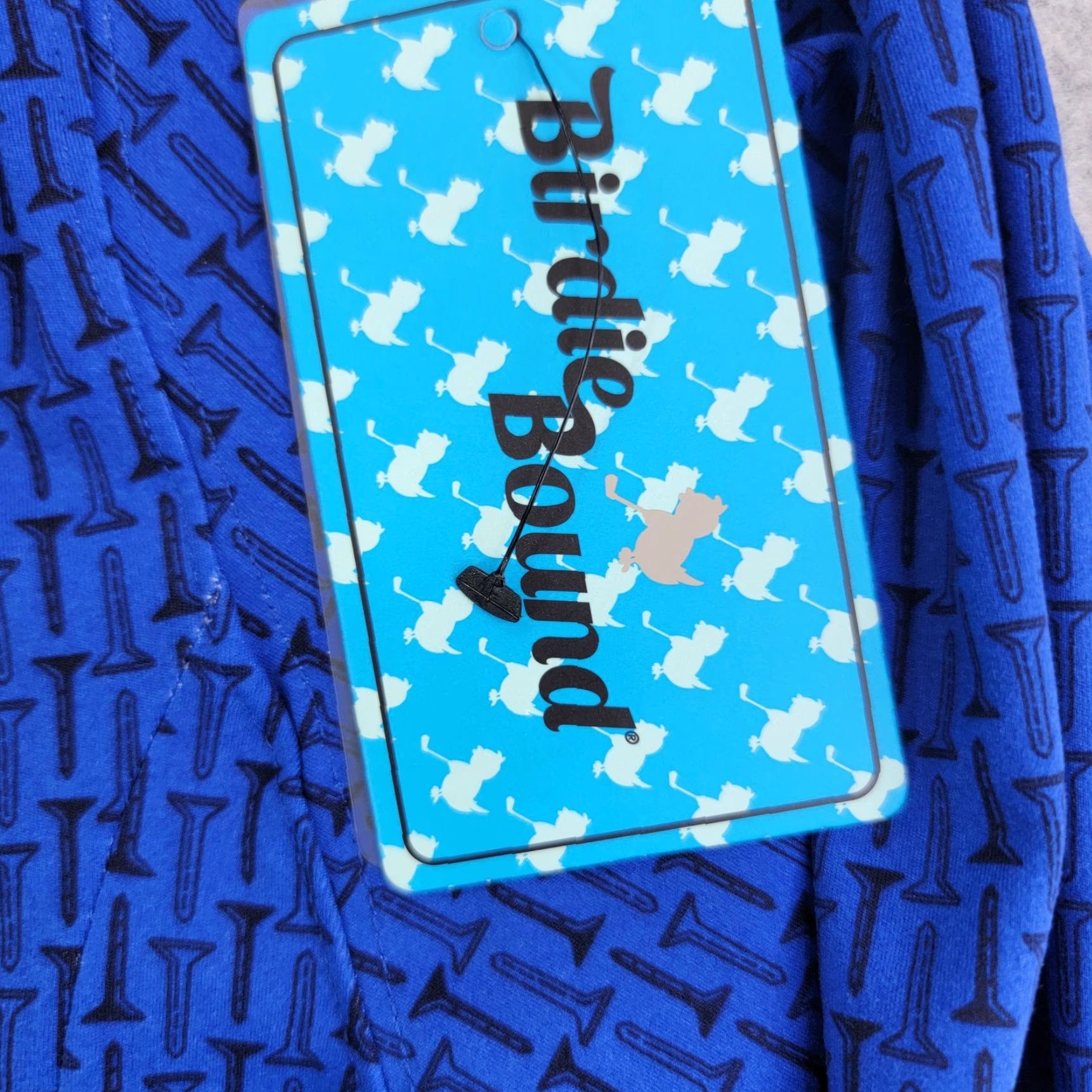 Vintage Birdie Bound shirt Mens XL Blue Golf 1/4 Zip Long Sleeve Pullover Graphic Print 2020s Activewear Golf Tee Size US XL / EU 56 / 4 - 2 Thumbnail