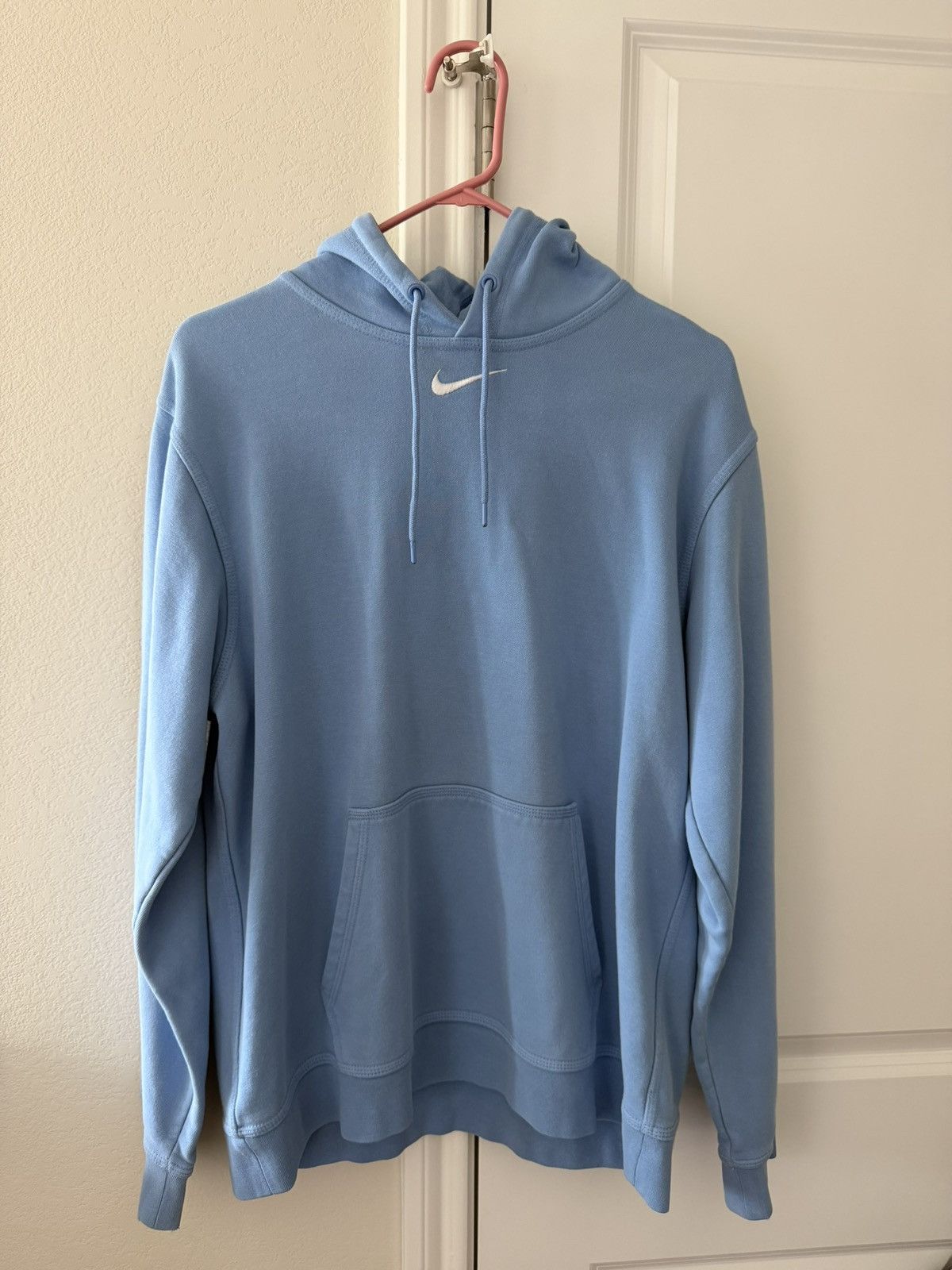 Nike Nike Vintage Center Swoosh Hoodie (Light Blue) Size US M / EU 48-50 / 2 - 1 Thumbnail