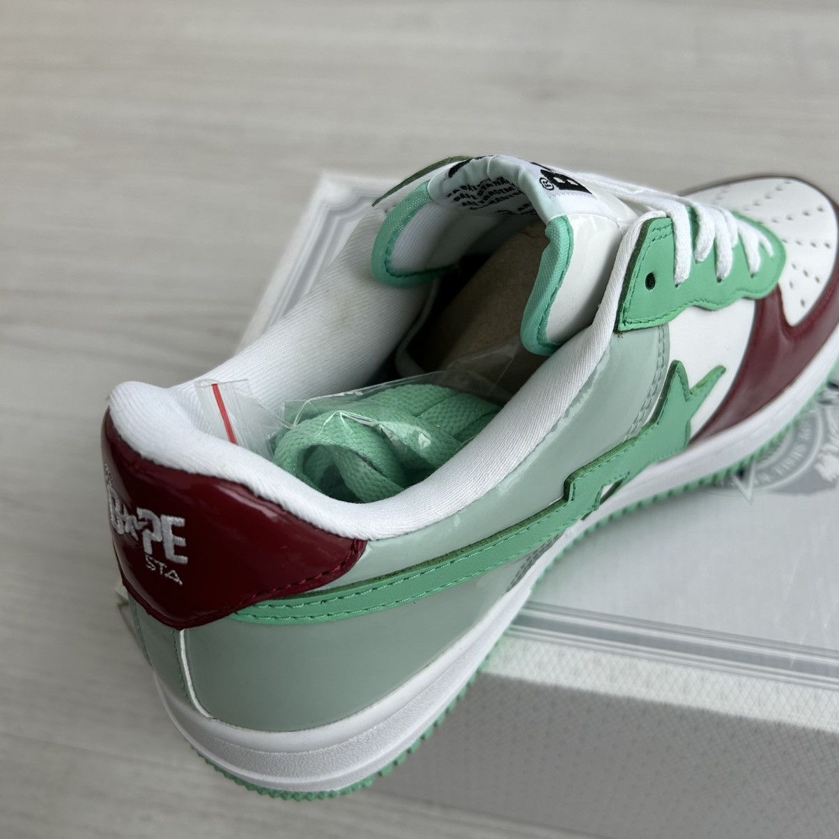 Bape VERY RARE OG 2009 A BATHING APE SENDAI EXCLUSIVE BAPESTA Size US 10 / EU 43 - 8 Thumbnail