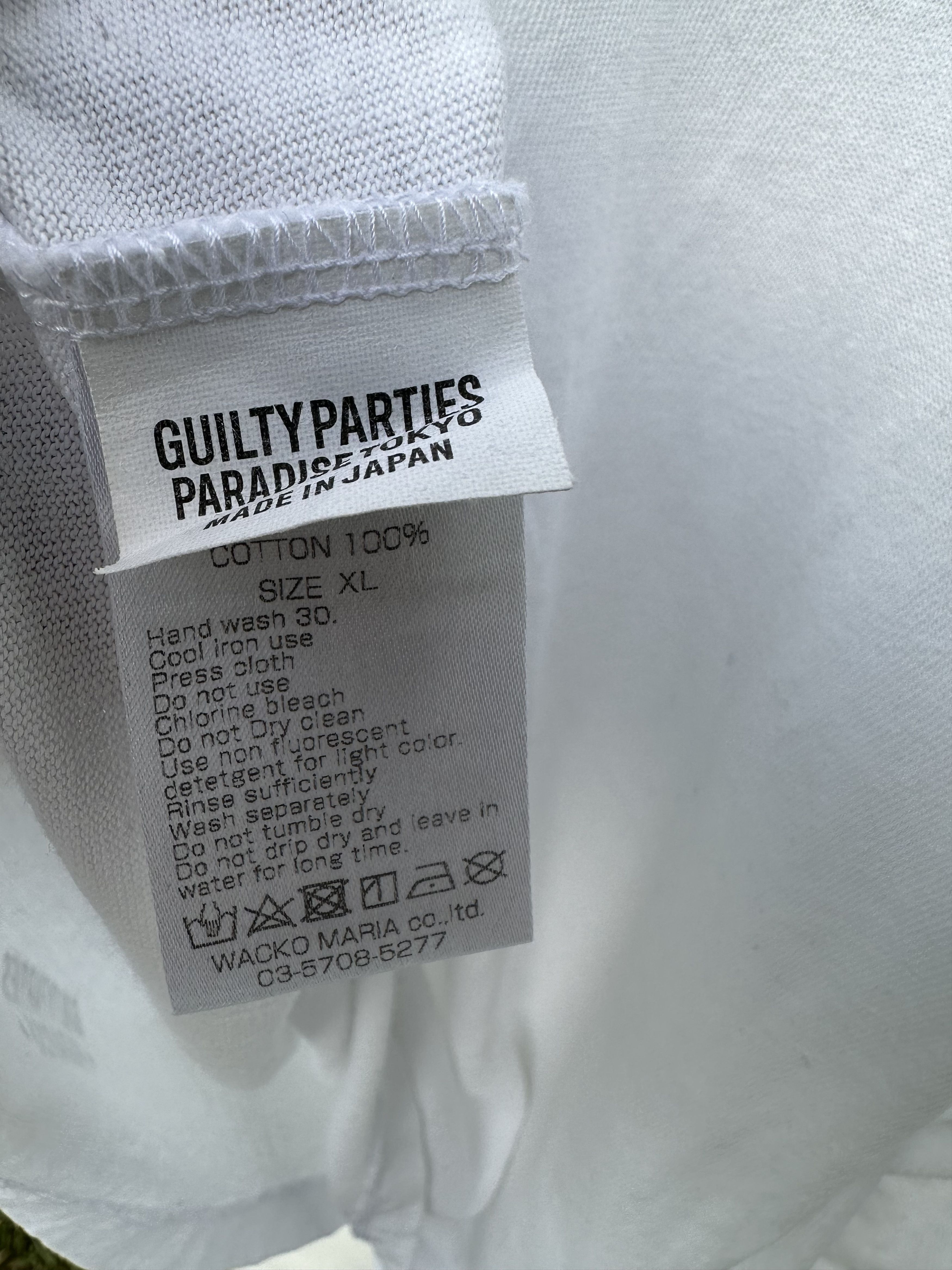 Wacko Maria Guilty Party Paradise Henley GP-006-Blankline Jumpin Shirt Size US XL / EU 56 / 4 - 6 Thumbnail