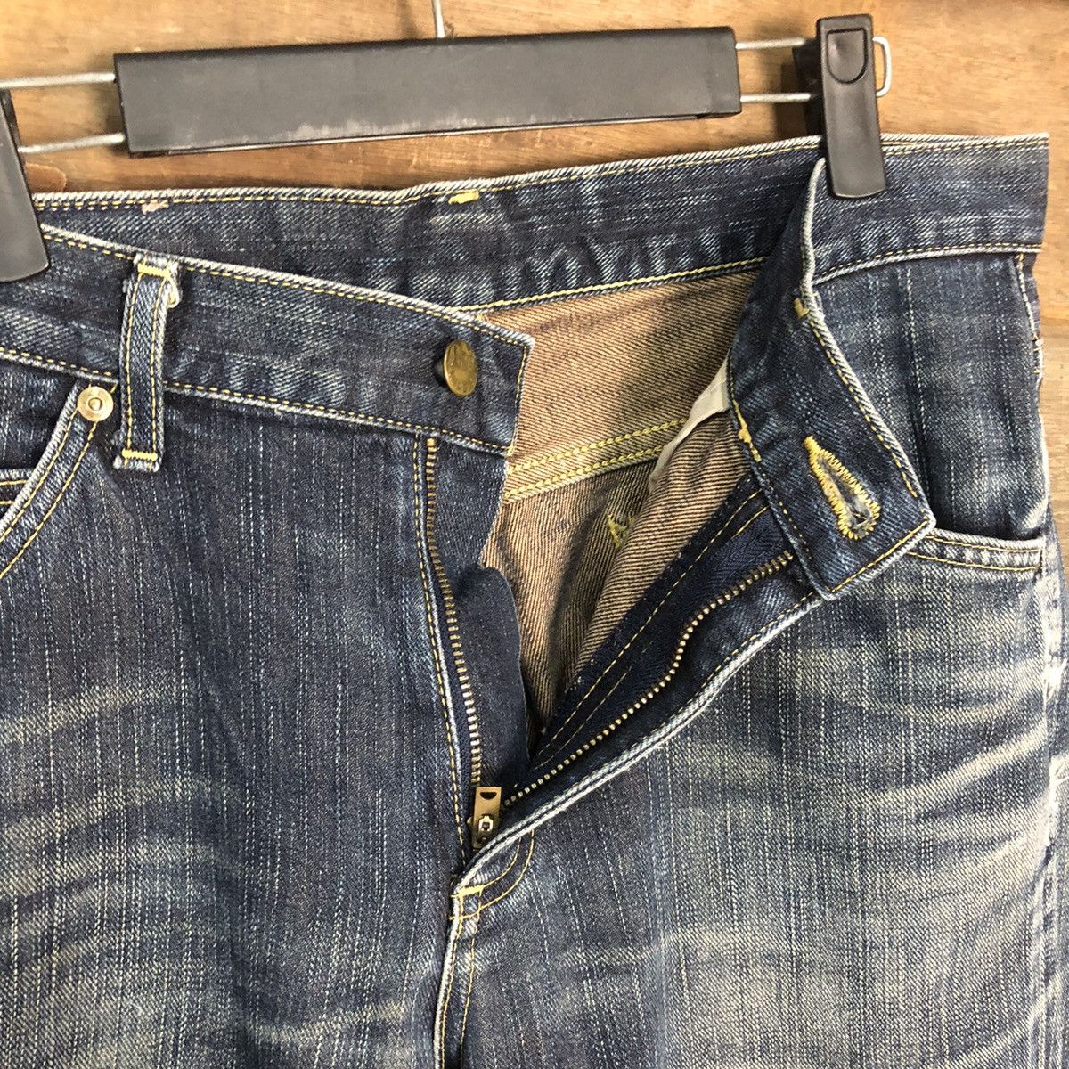 Lee Lee Riders Blue Denim vintage Pants #7308 Size 32" / US 10 / IT 46 - 10 Thumbnail