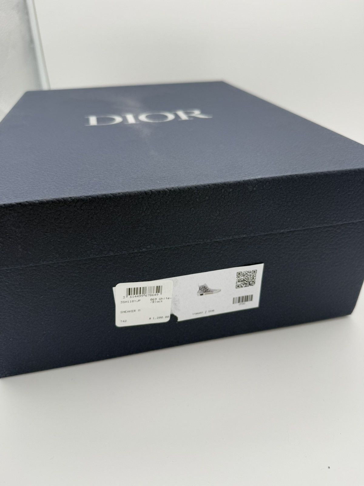 Dior Dior high b23 White Oblique WORN ONCE Size US 11 / EU 44 - 8 Thumbnail