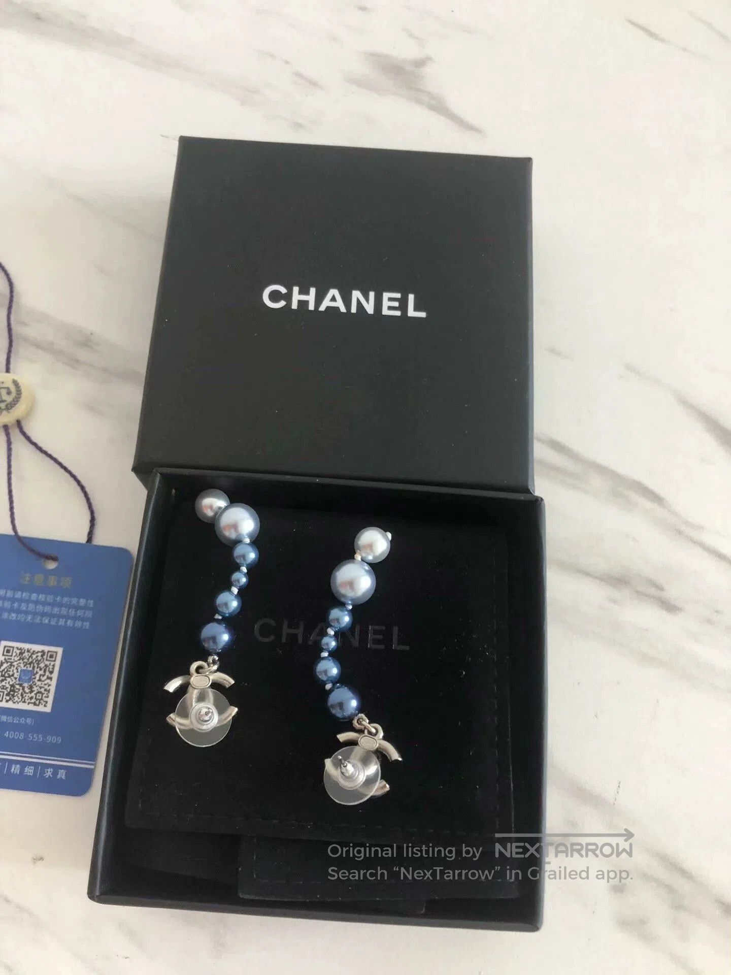 Chanel Chanel Pearl and Crystal Earrings. Size ONE SIZE - 2 Thumbnail