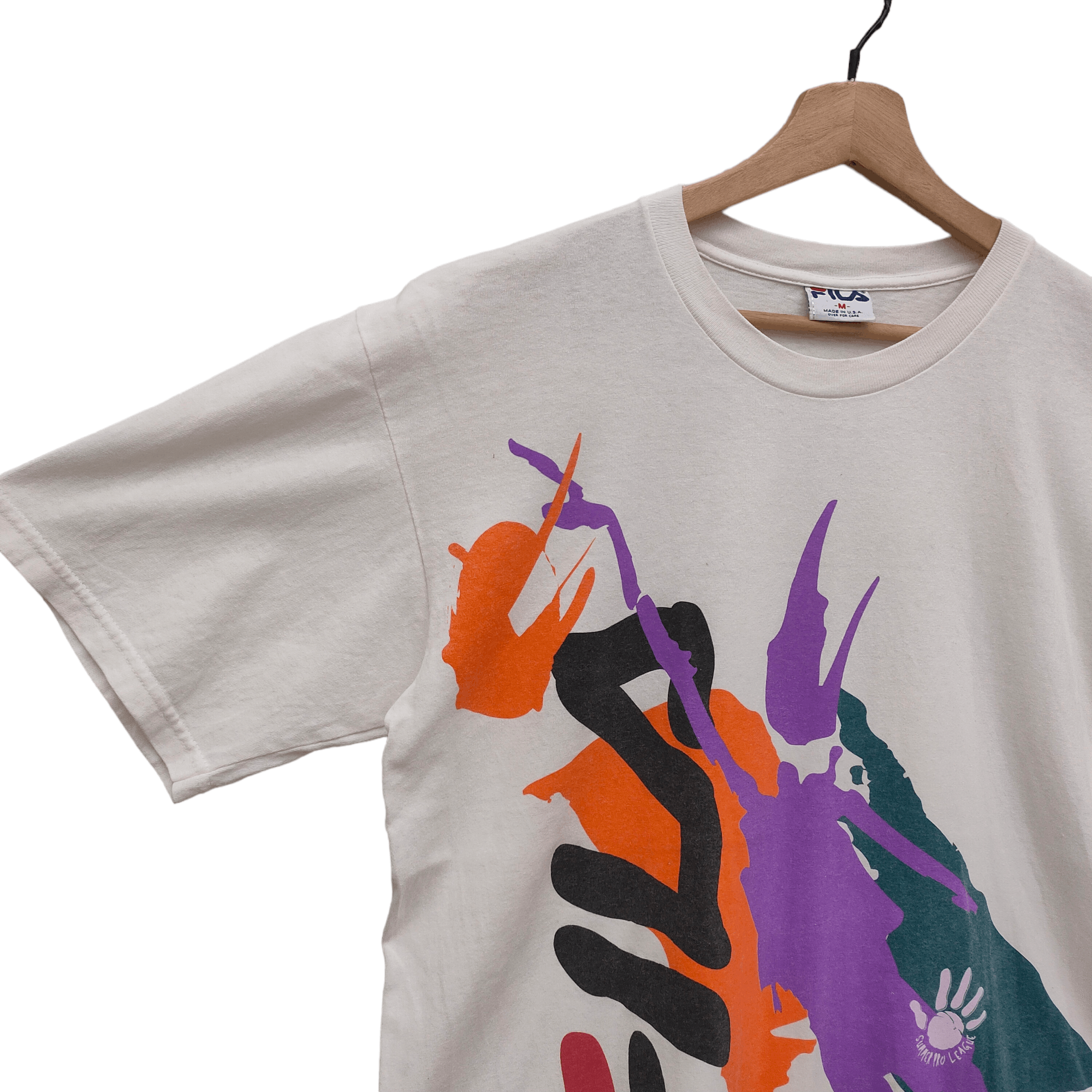 Fila × Vintage Vintage Fila Summer Pro League Whitr Tee Size US M / EU 48-50 / 2 - 2 Thumbnail