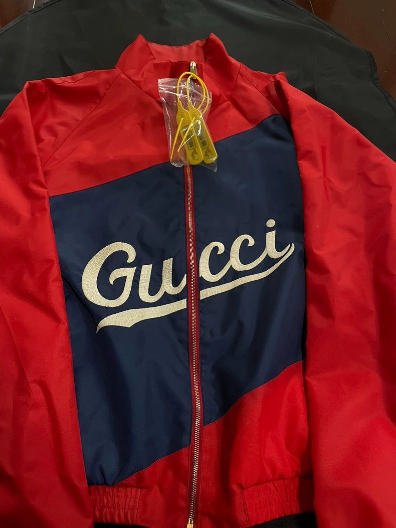 Gucci Gucci Gucci Red and Navy Jacket-2507 Size US L / EU 52-54 / 3 - 2 Thumbnail