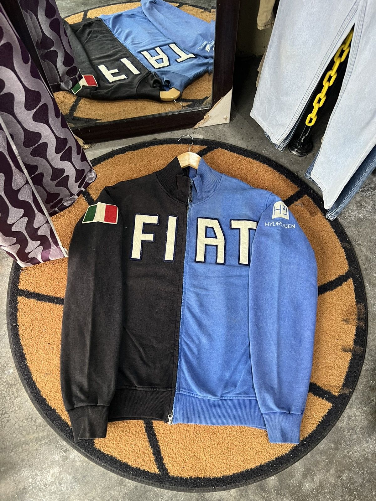 Hydrogen Italy 🔥Hydrogen FIAT Zipper Jacket | Grailed