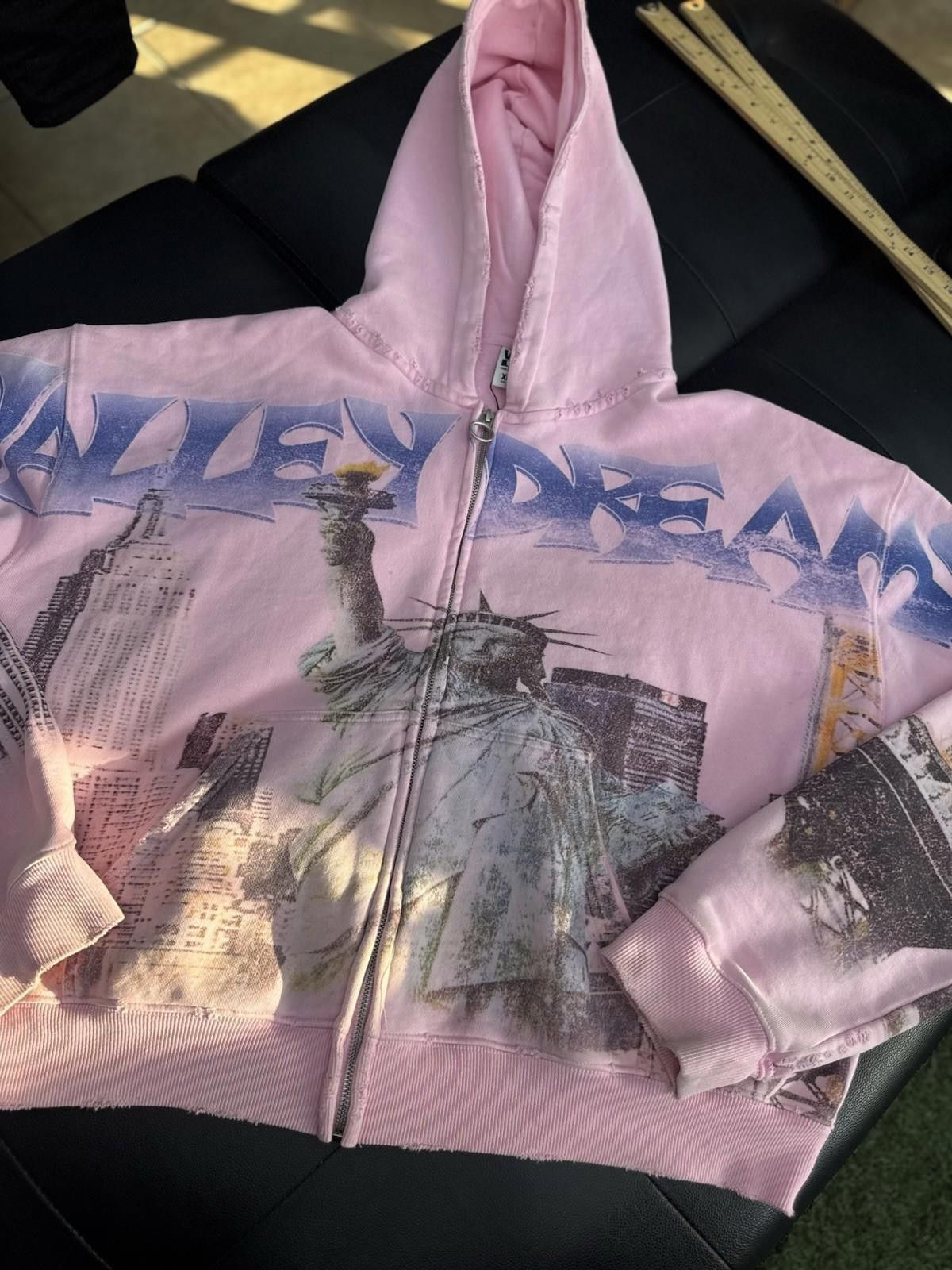 Vale Valley Hoodie Pink Zip Up Size XL (NEW) New York Liberty 
