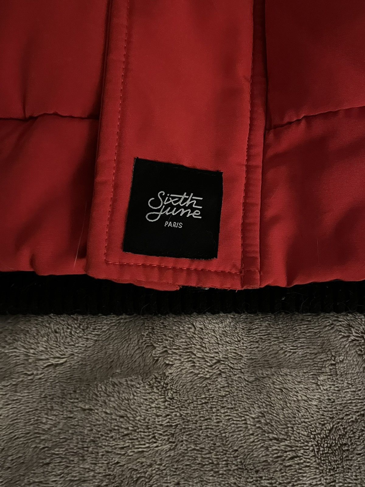 Sixth June Paris Red Faux Fur Lining Down Jacket Size US M / EU 48-50 / 2 - 5 Thumbnail