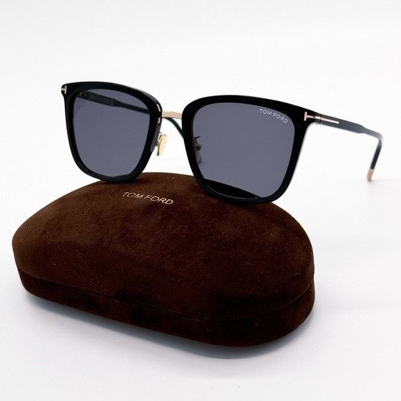 Tom Ford NEW TOM FORD SIMONA TF717 01A CAT EYE SUNGLASSES  display picture 3
