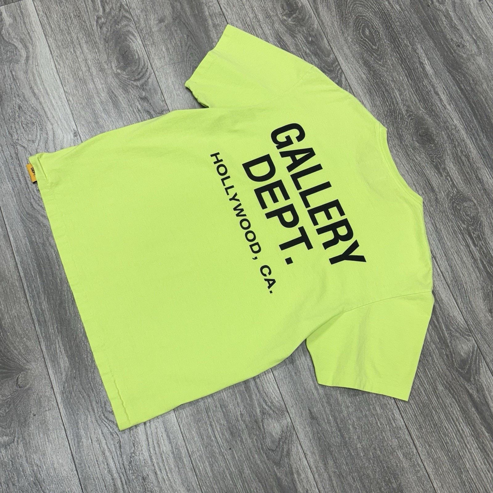 Gallery Dept. Gallery Dept Souvenir Tee ' Lime Green ' | ONLY WORN 1x Size US L / EU 52-54 / 3 - 11 Thumbnail