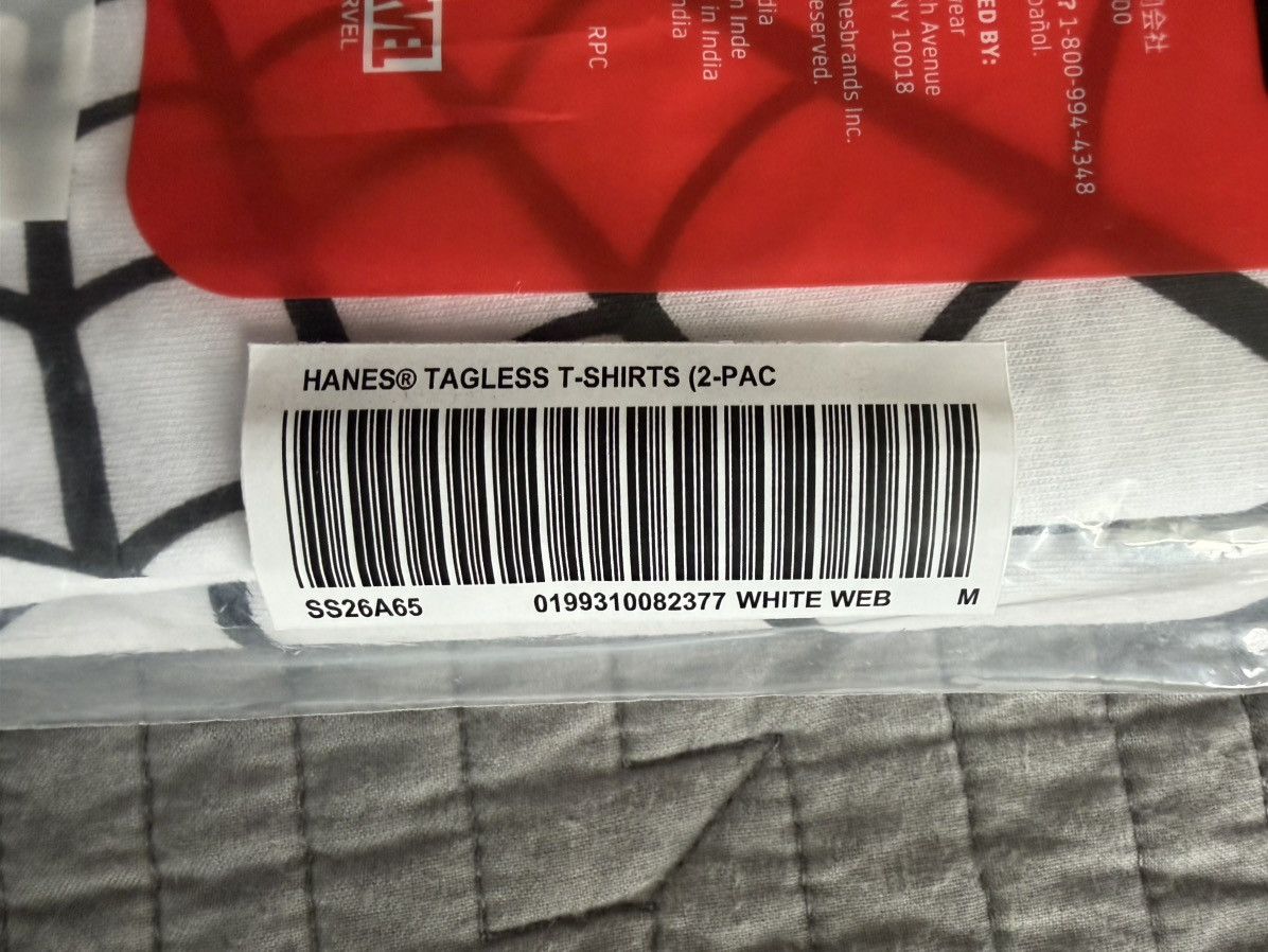 Supreme Supreme Hanes Spider-Man Tagless Tees (2 Pack) White Size US M / EU 48-50 / 2 - 4 Thumbnail