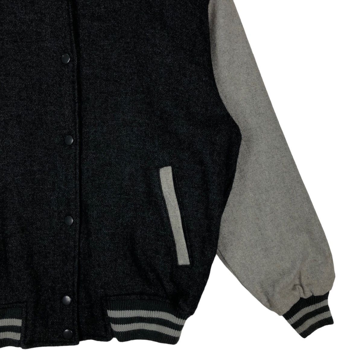 Japanese Brand 🔥90’s World Worth Vintage Varsity Jacket Issey Miyake Size US L / EU 52-54 / 3 - 4 Thumbnail