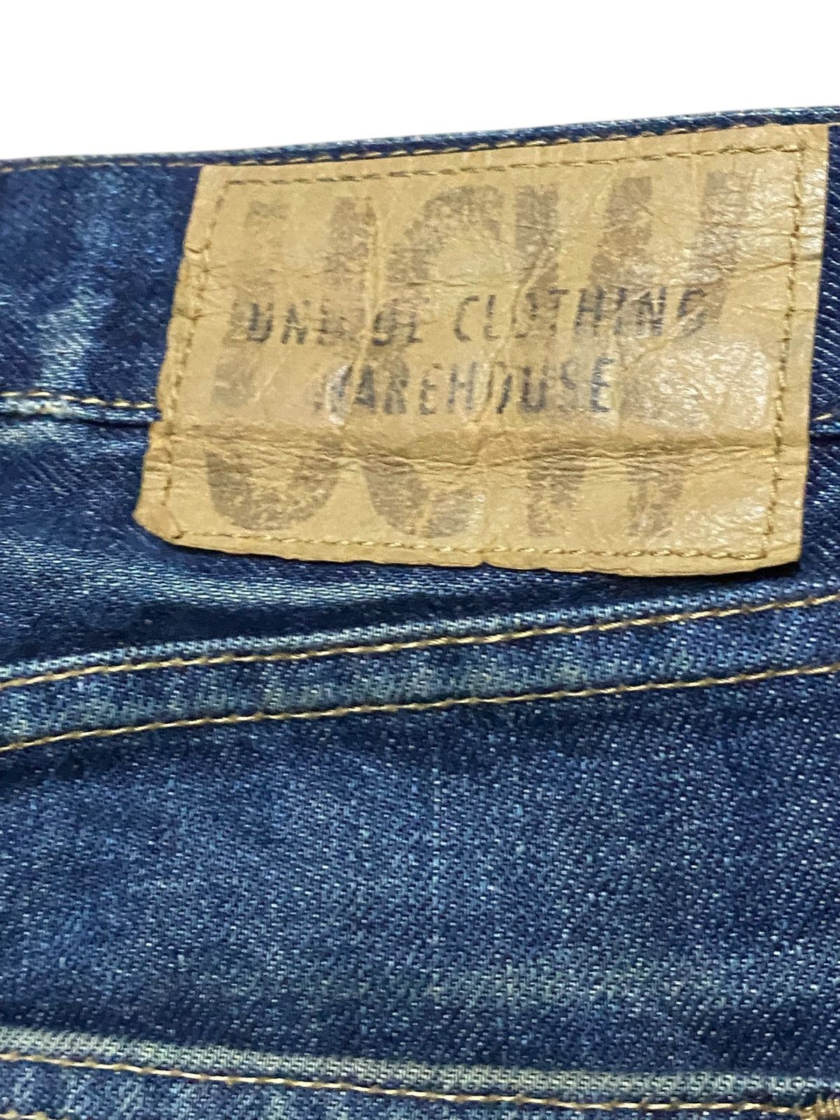 Men's Wearhouse Vintage Unique Clothing Warehouse Mud Wash Loose Jeans Size US 33 - 12 Thumbnail