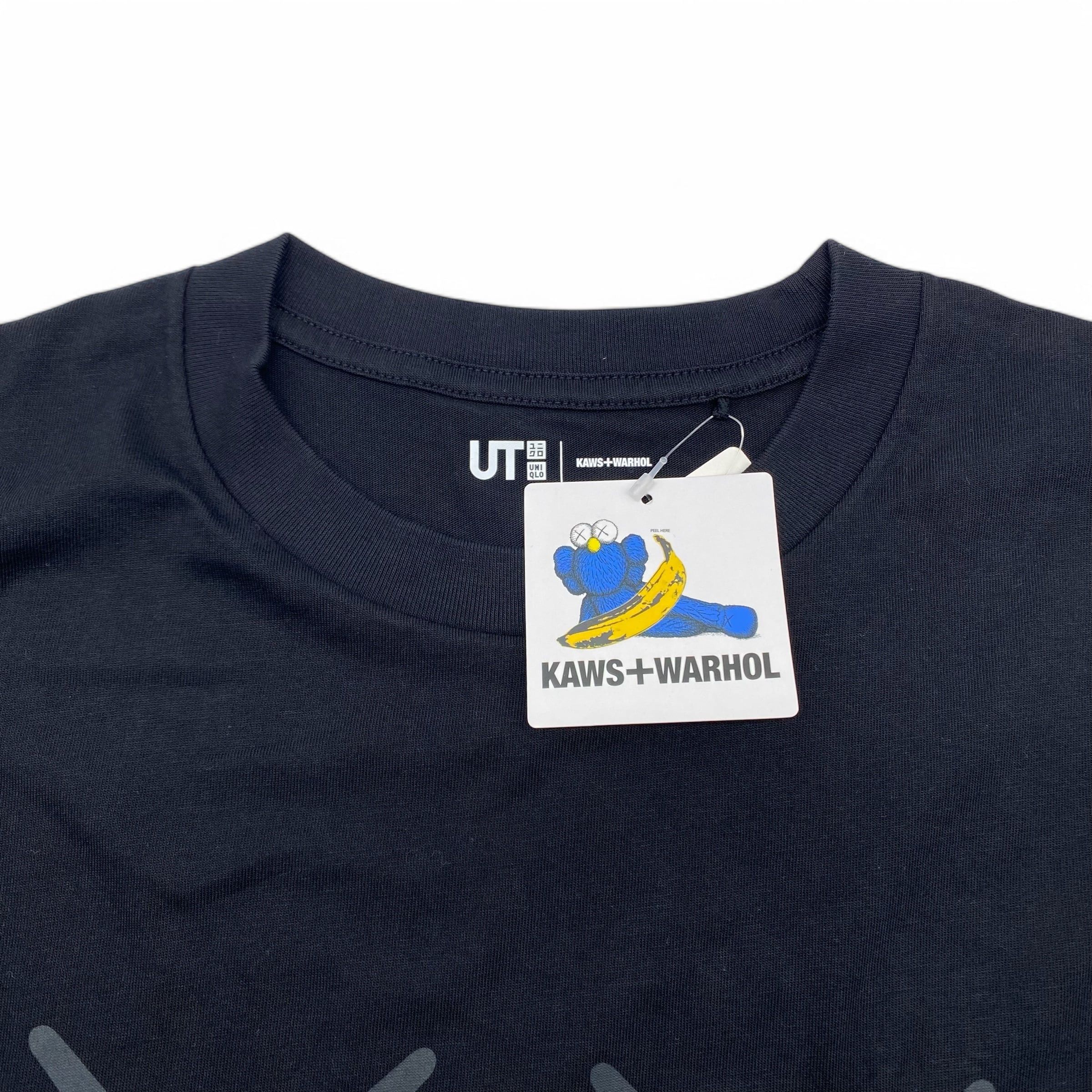 Andy Warhol × Japanese Brand × Kaws KAWS + Warhol Graphic T-Shirt Black Size US XL / EU 56 / 4 - 3 Thumbnail