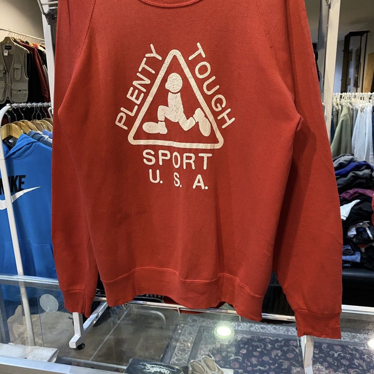 Vintage VINTAGE PLENTY TOUGH SPORTS SWEATSHIRT Size US L / EU 52-54 / 3 - 4 Thumbnail