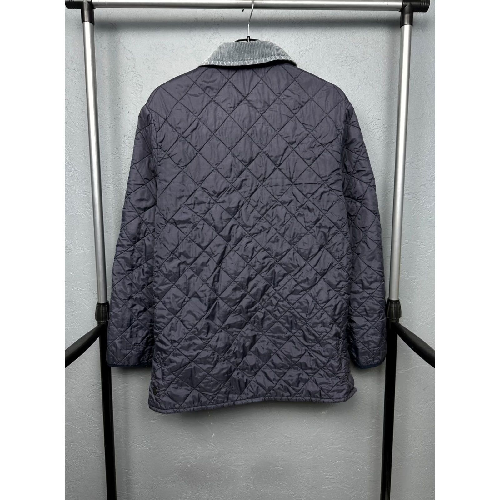 Barbour Barbour Barbour Liddesdale Jacket Quilted Mens 90s Vintage Size M Blue Size US M / EU 48-50 / 2 - 6 Thumbnail