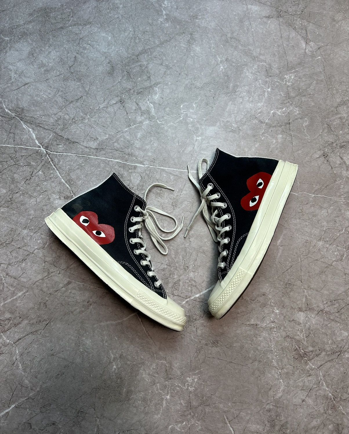 Other Comme des Garcons x Chuck Taylor All Star High Play 2015 Size US 8 / EU 41 - 4 Thumbnail