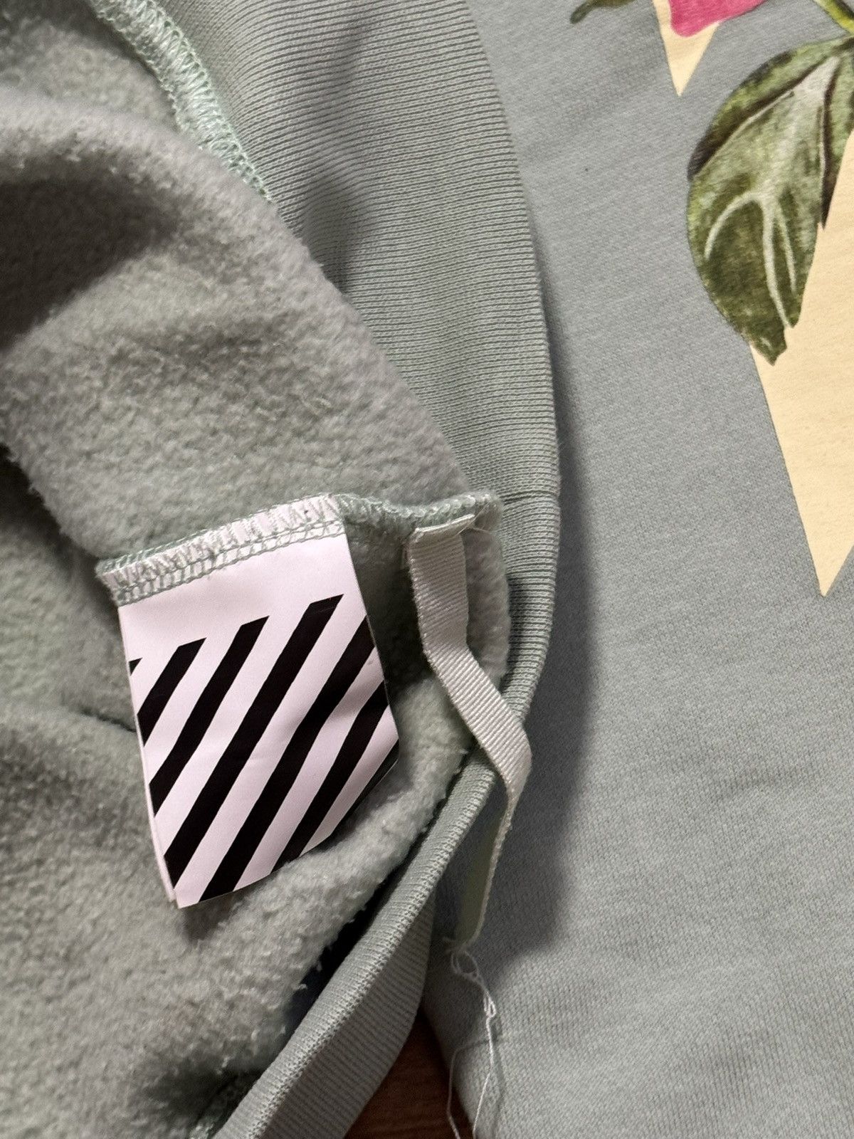 Off-White Off-White main label sweatshirt with floral graphics Size S / US 4 / IT 40 - 9 Thumbnail