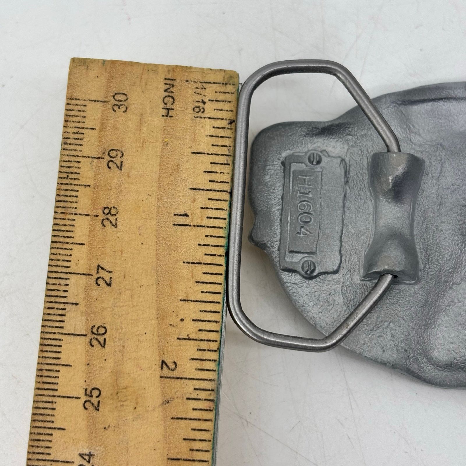 Vintage Great American Buckle Co Stand Up Red Blue Enamel Liberty Size ONE SIZE - 6 Thumbnail