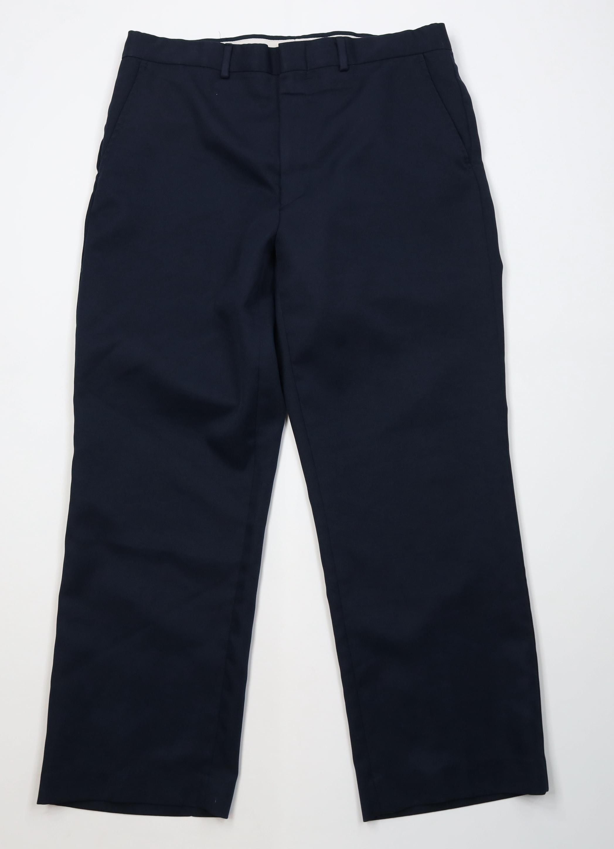 Vintage Vintage 90s Streetwear Knit Wide Leg Chino Pants Blue