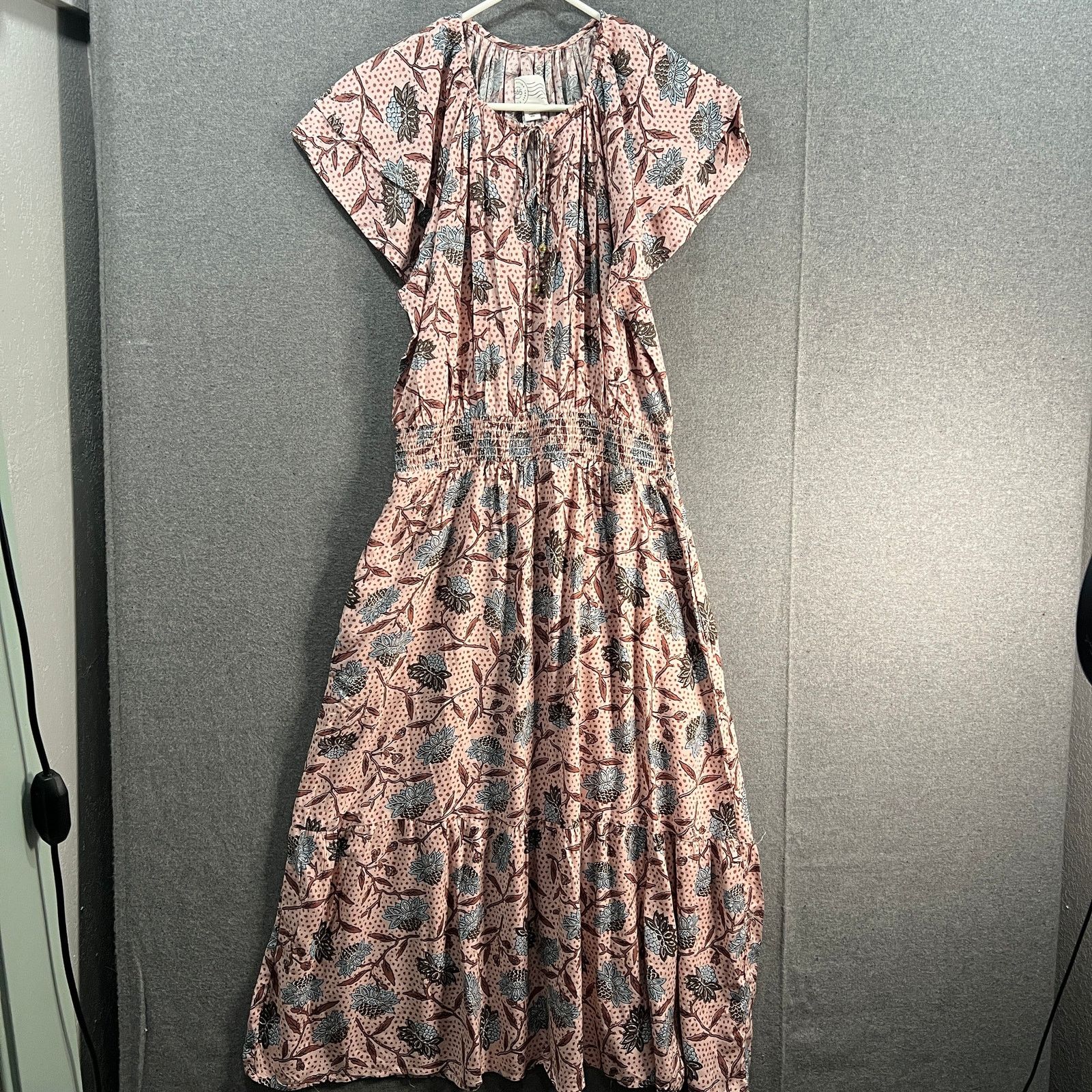 Other Destination 365 Short-Sleeve Midi Dress RoseFloral Size XS / US 0-2 / IT 36-38 - 1 Thumbnail