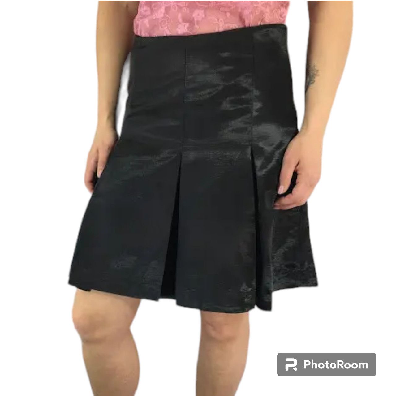Cop Copine Cop Copine Black Pleated Skirt sz M waist 15" Size 30" / US 8 / IT 44 - 8 Thumbnail
