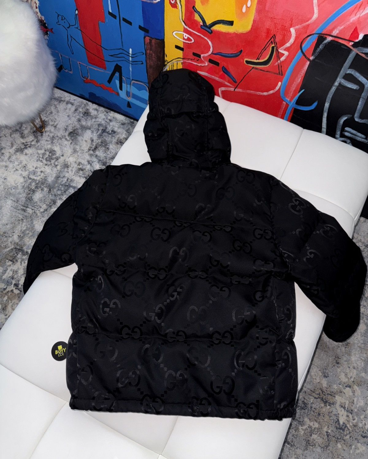 Gucci Gucci jumbo logo down jacket 54 Size US L / EU 52-54 / 3 - 2 Thumbnail
