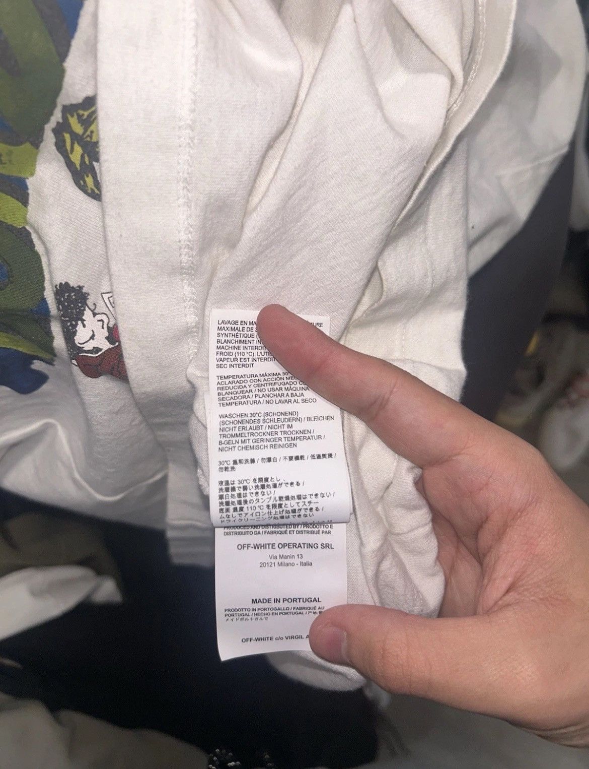 Off-White Off White Long Sleeve Size Xl Preowned Size US XL / EU 56 / 4 - 6 Thumbnail