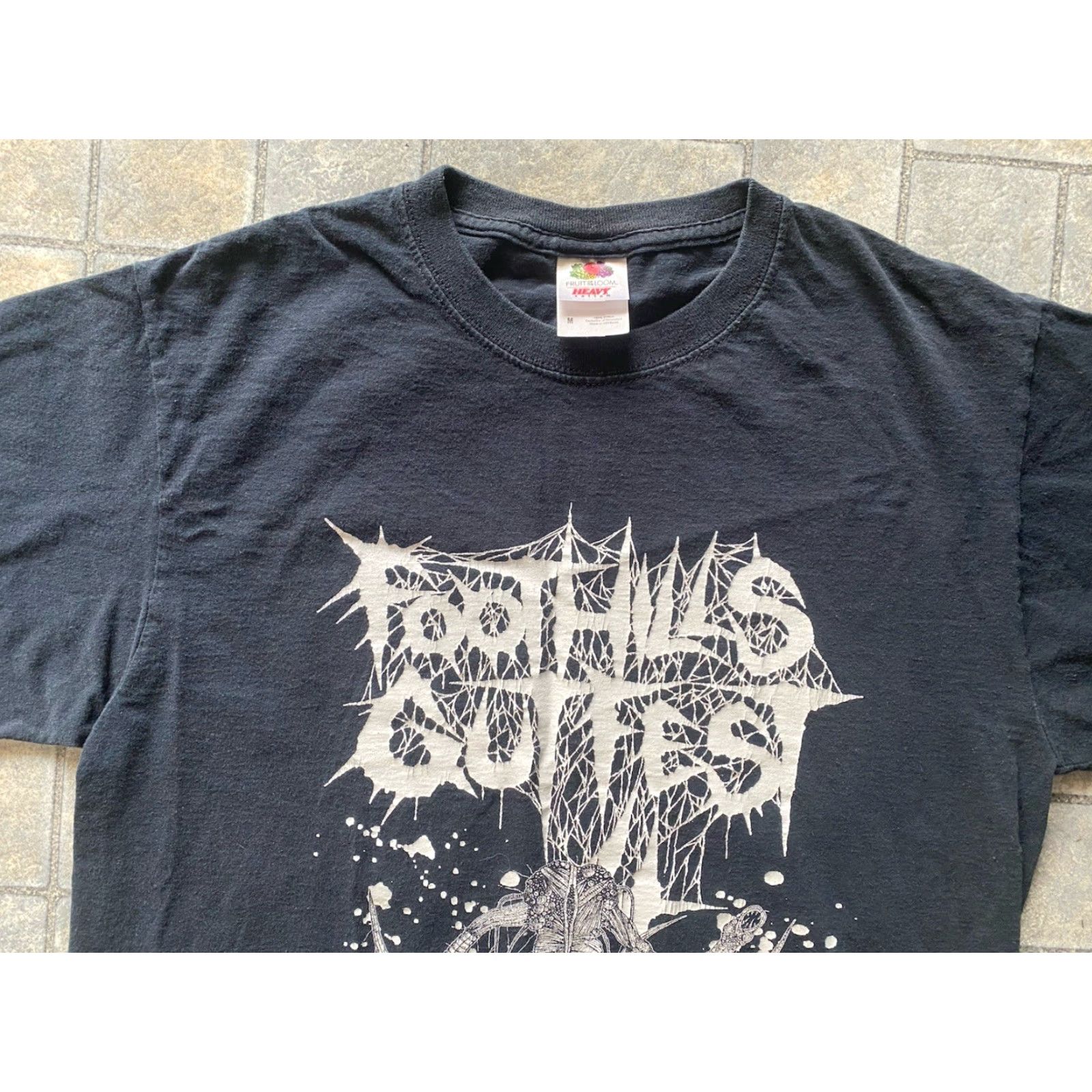 Fruit Of The Loom Foothills Gutfest Band Tour Graphic T Shirt Men's M Black 2010-2019 Music Rock Size US M / EU 48-50 / 2 - 3 Thumbnail