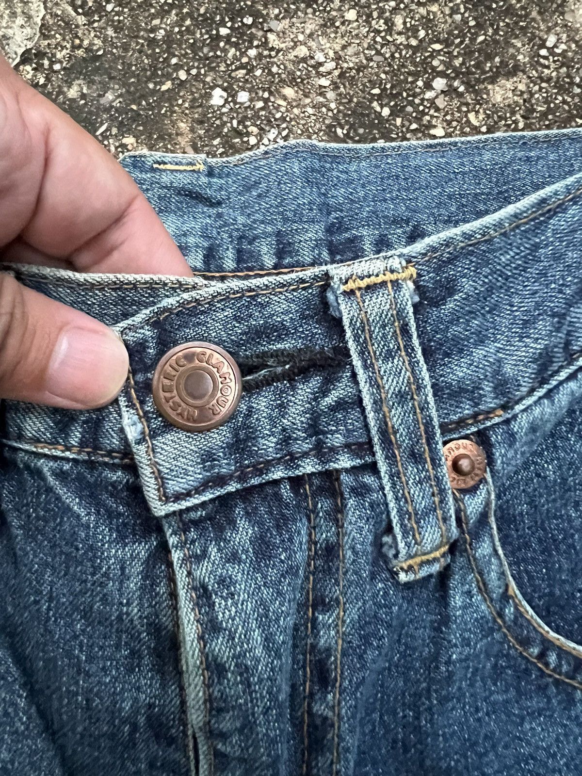 Hysteric Glamour Rare Hysteric Glamour Patchwork Denim Size US 28 / EU 44 - 6 Thumbnail