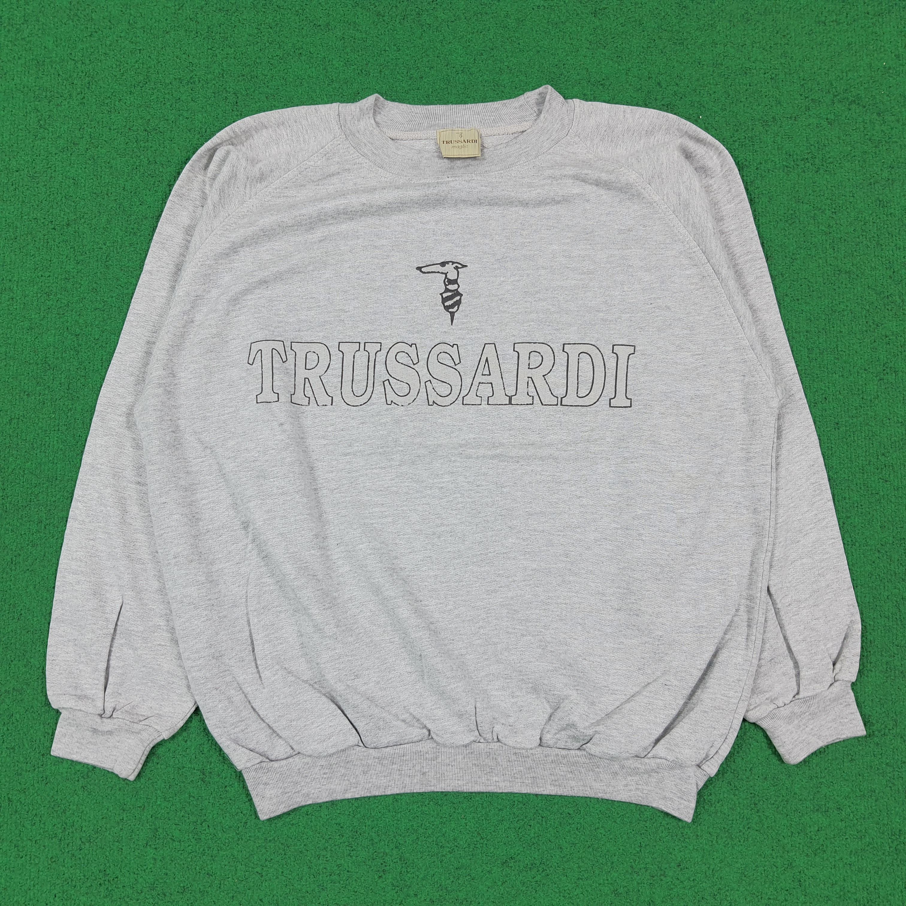 Trussardi Vintage Trussarsdi Maglie Sweatshirt Pullover C279N16 Size US L / EU 52-54 / 3 - 1 Thumbnail