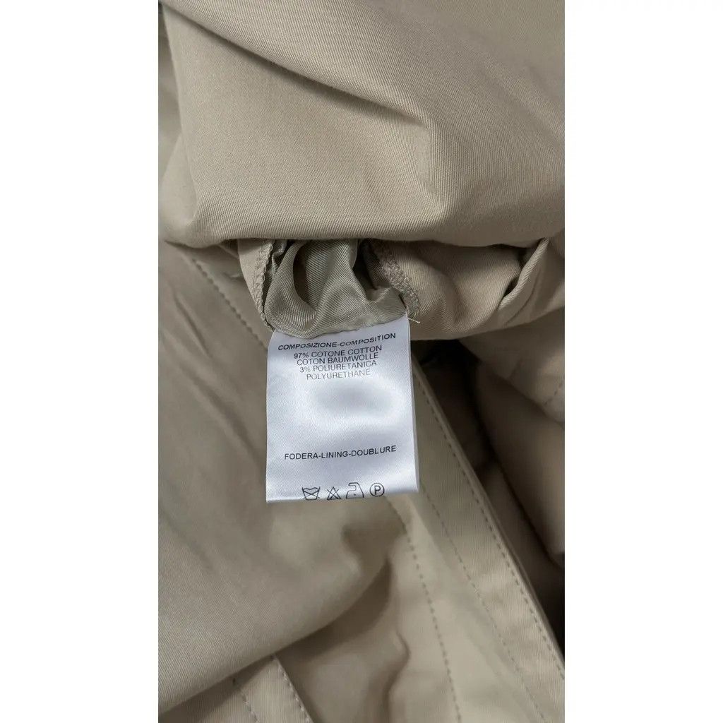 Gucci Gucci Beige Cotton Studded Logo Waist Belt Trench Coat IT40 Size S / US 4 / IT 40 - 9 Thumbnail