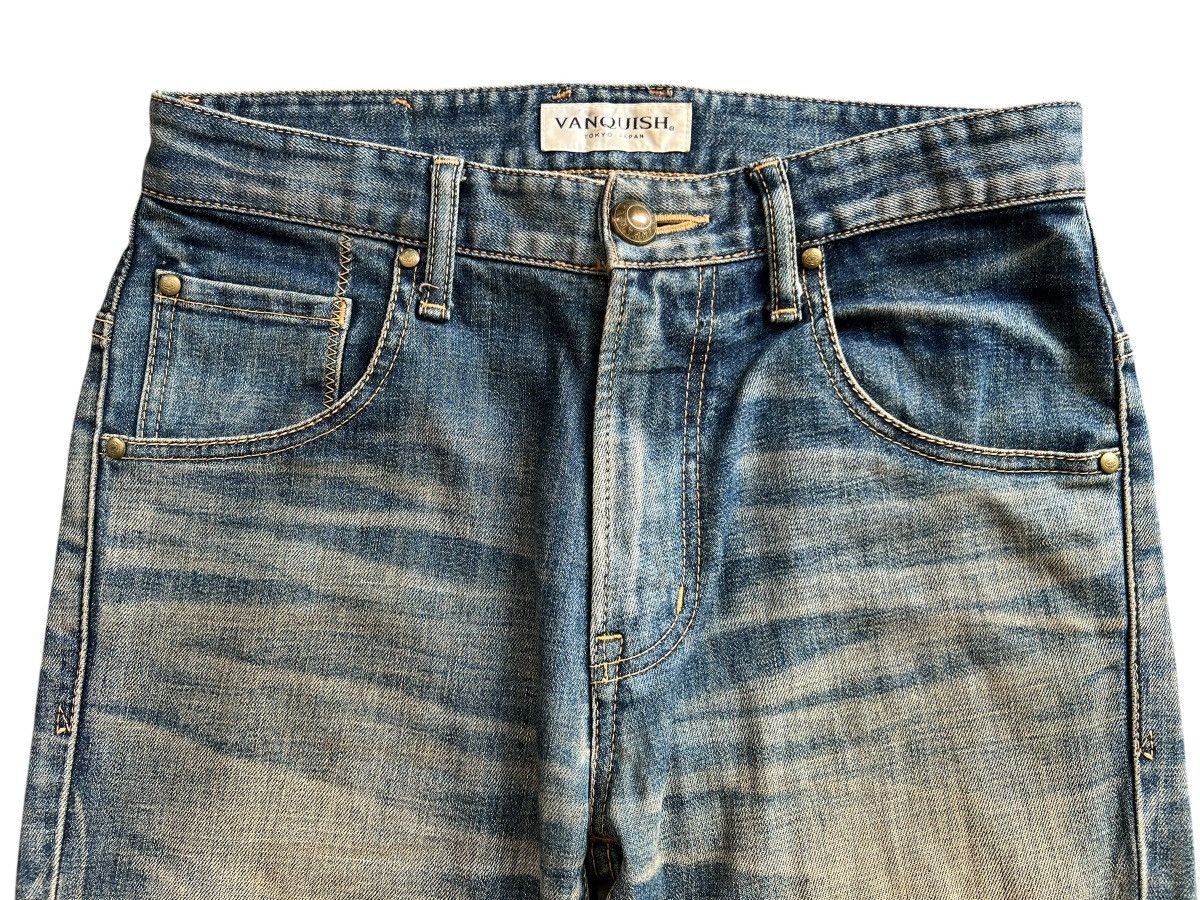 Vanquish Vintage Vanquish Distressed Mudwash Denim Jeans 30x31.5 Size US 30 / EU 46 - 6 Thumbnail