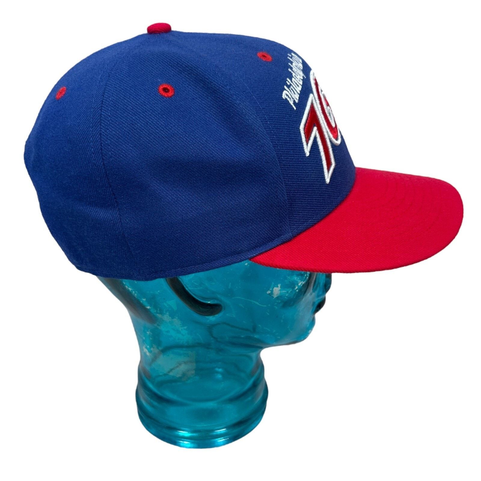 47 Philadelphia 76ers Basketball Cap Blue Men OS Retro 47 Brand Size ONE SIZE - 3 Thumbnail