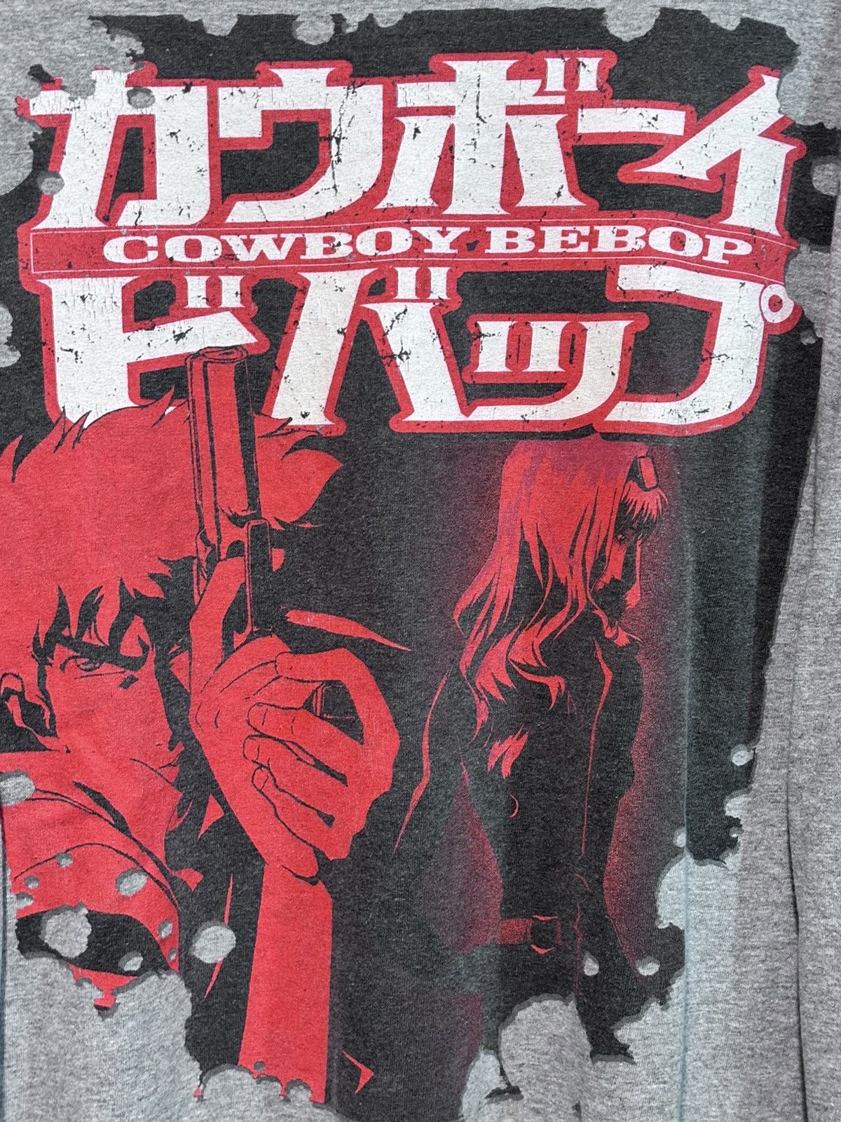 Anime VTG Cowboy Bebop Long Sleeve Tshirt Size US XL / EU 56 / 4 - 7 Thumbnail