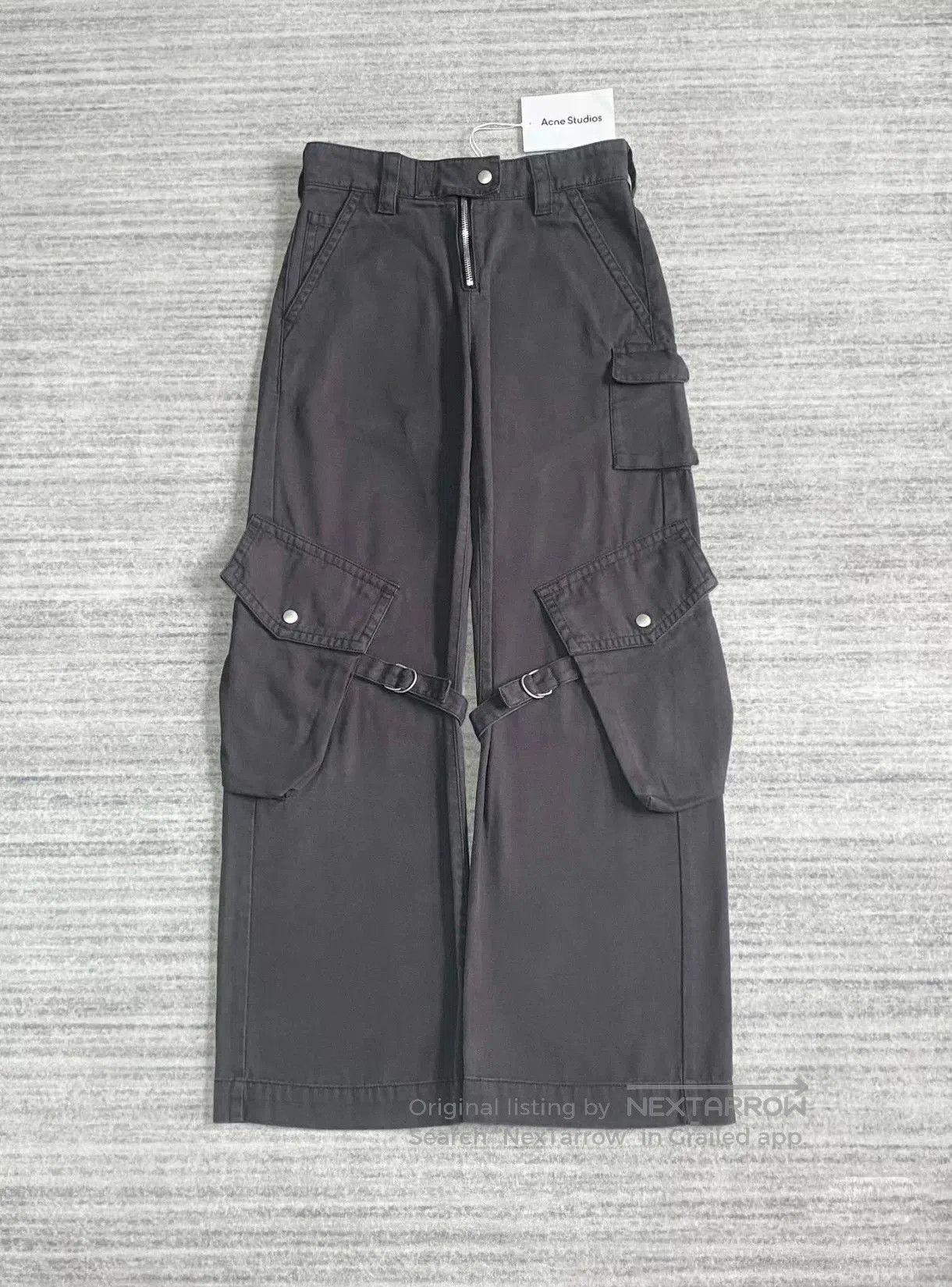 Acne Studios Acne Studios Washed Cargo Pants with Straps. Size US 36 / EU 52 - 1 Thumbnail