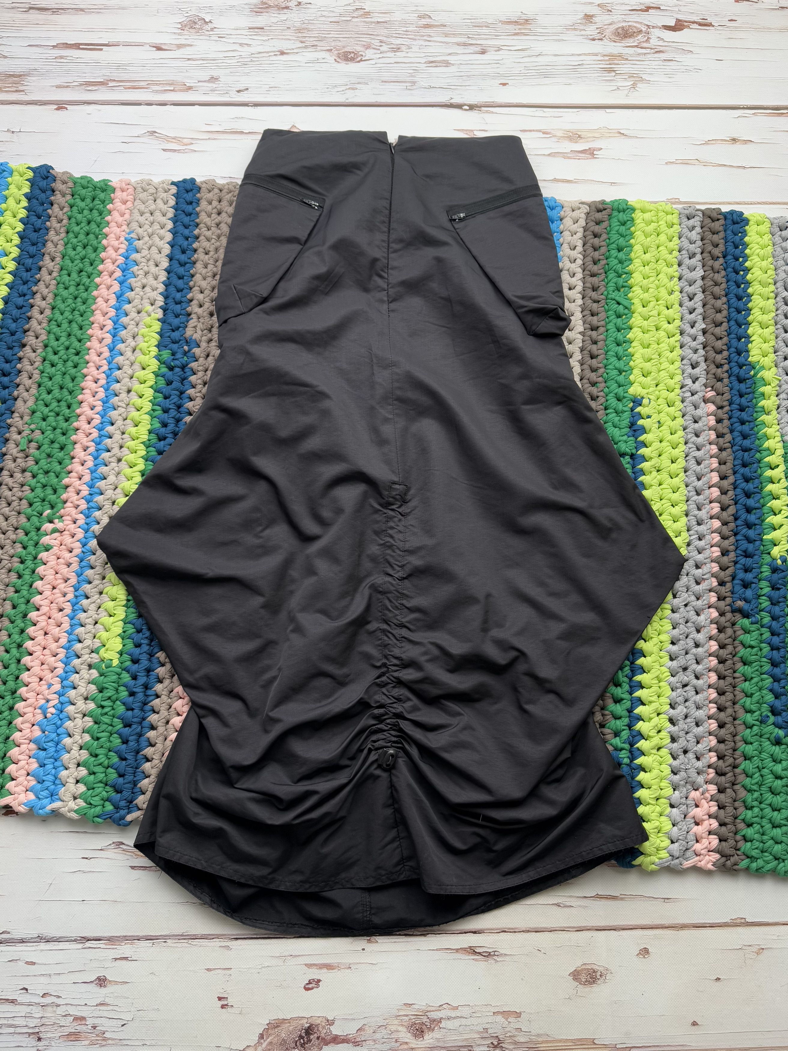 Japanese Brand Vintage Maxi Skirt With Bondage (ET1)(D15) Size 26" / US 2 / IT 38 - 1 Thumbnail