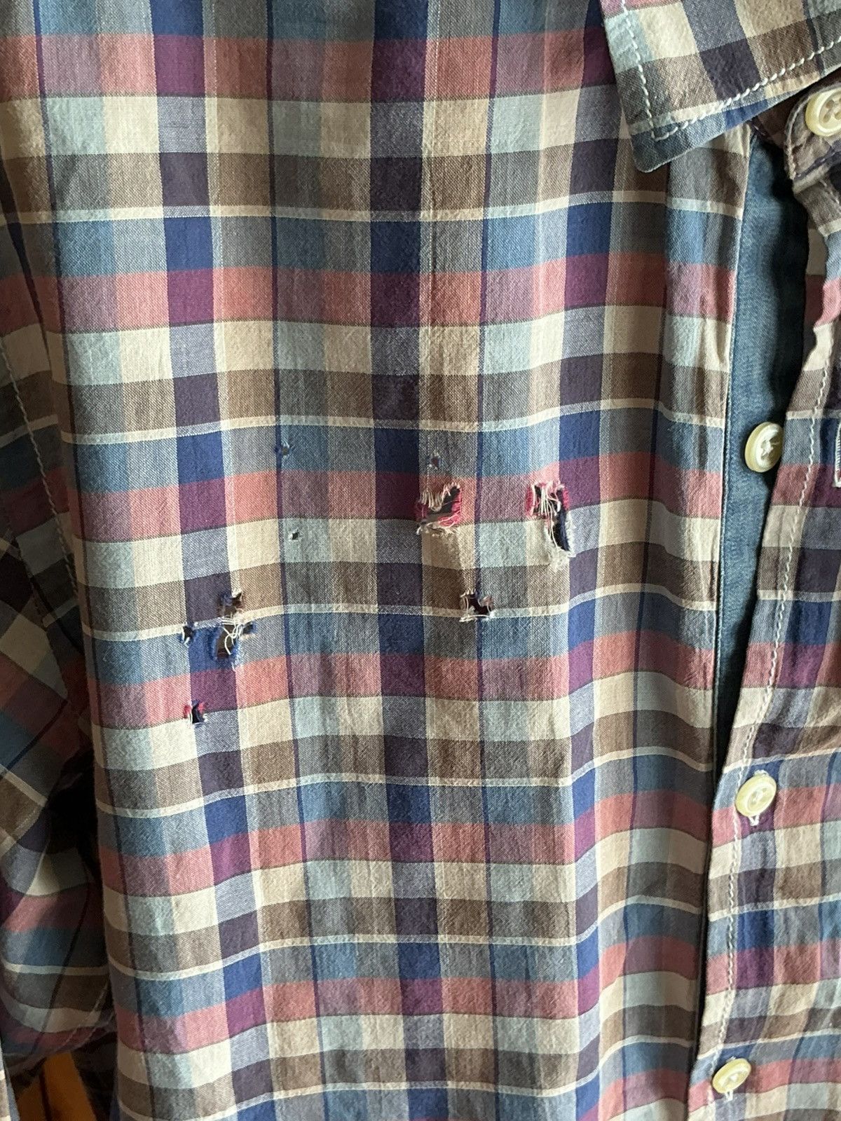What Goes Around Comes Around WGACA Vintage Check Shirt Size US S / EU 44-46 / 1 - 4 Thumbnail