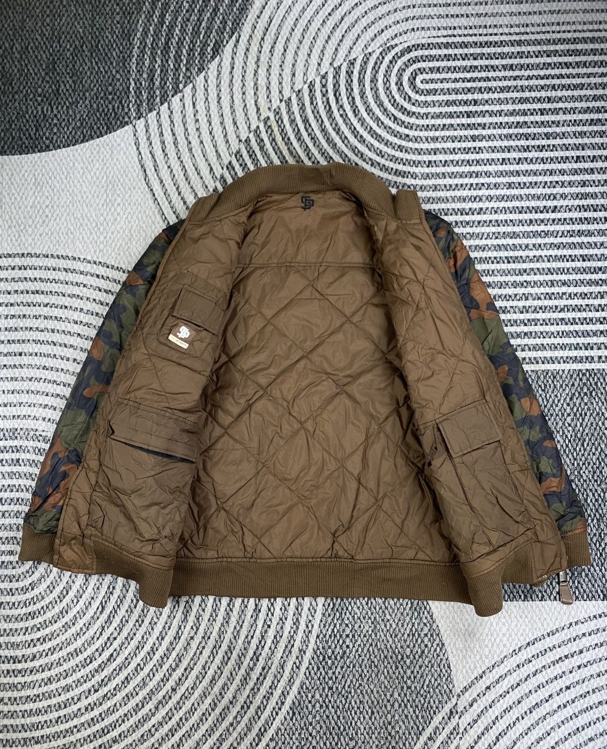 Japanese Brand Vtg State Property Camouflage Reversible Jacket Size US L / EU 52-54 / 3 - 9 Thumbnail